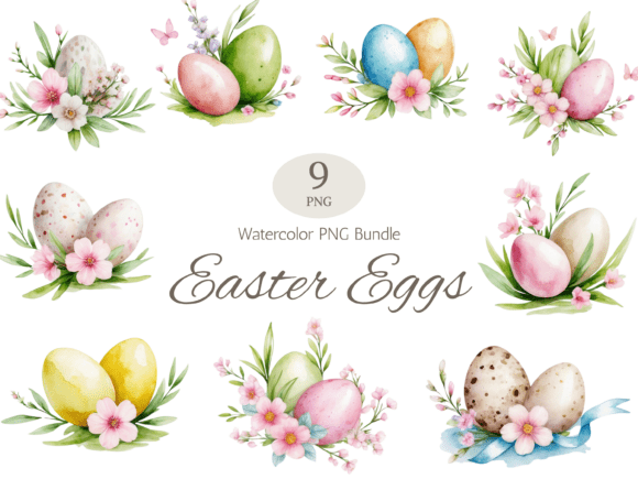 Download Easter Egg Clipart Bundle PNGs - Premium Resources